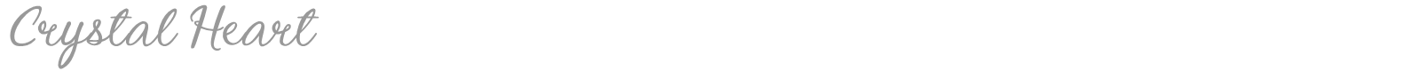 Crystal Heart font preview